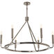 Mavisten Edition Carbonia LED 37.5 inch Black Chrome Chandelier Ceiling Light