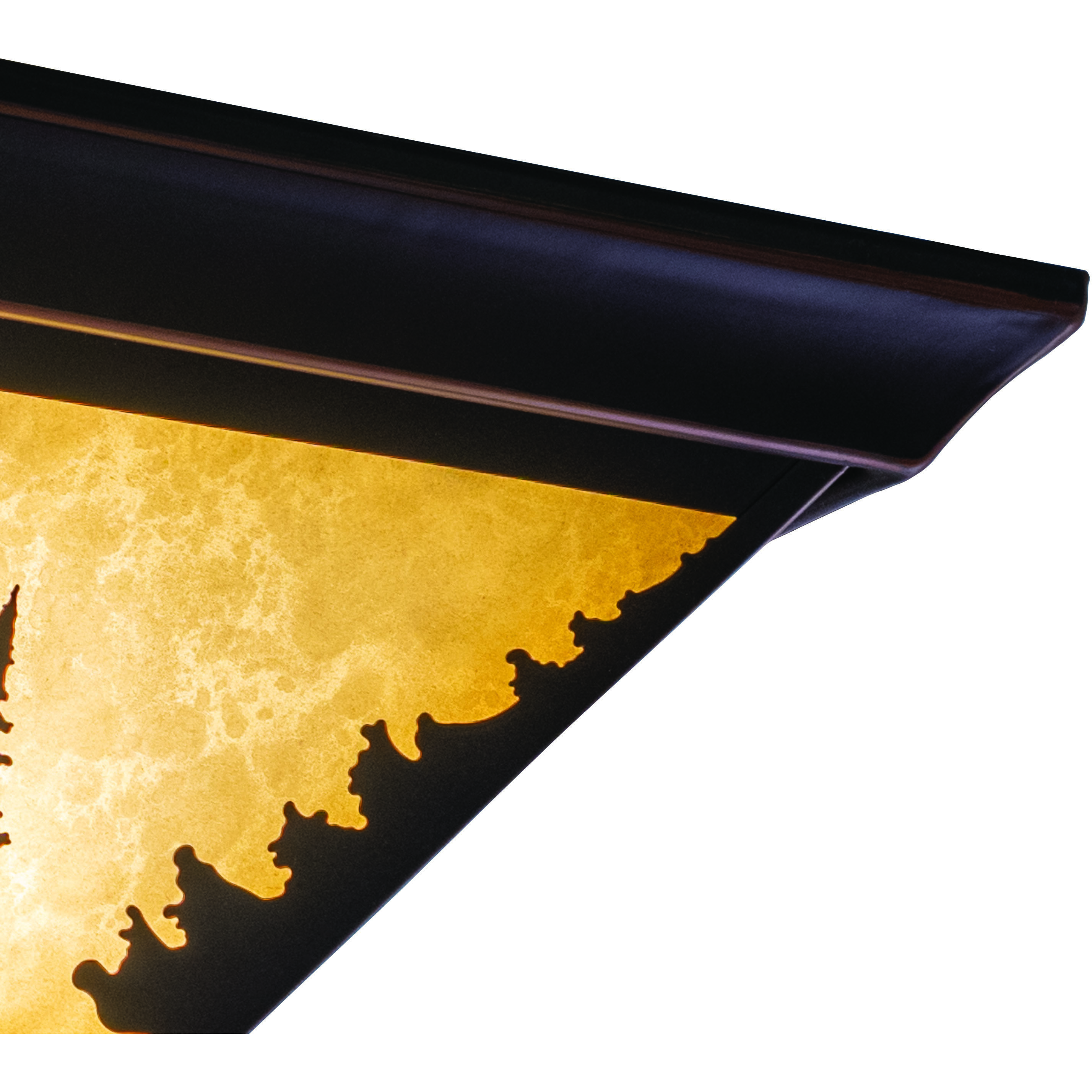 Yosemite LED 14 inch Burnished Bronze Flush Mount Ceiling Light