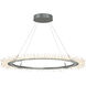 Anemone LED 36.9 inch Vintage Platinum Pendant Ceiling Light, Circular