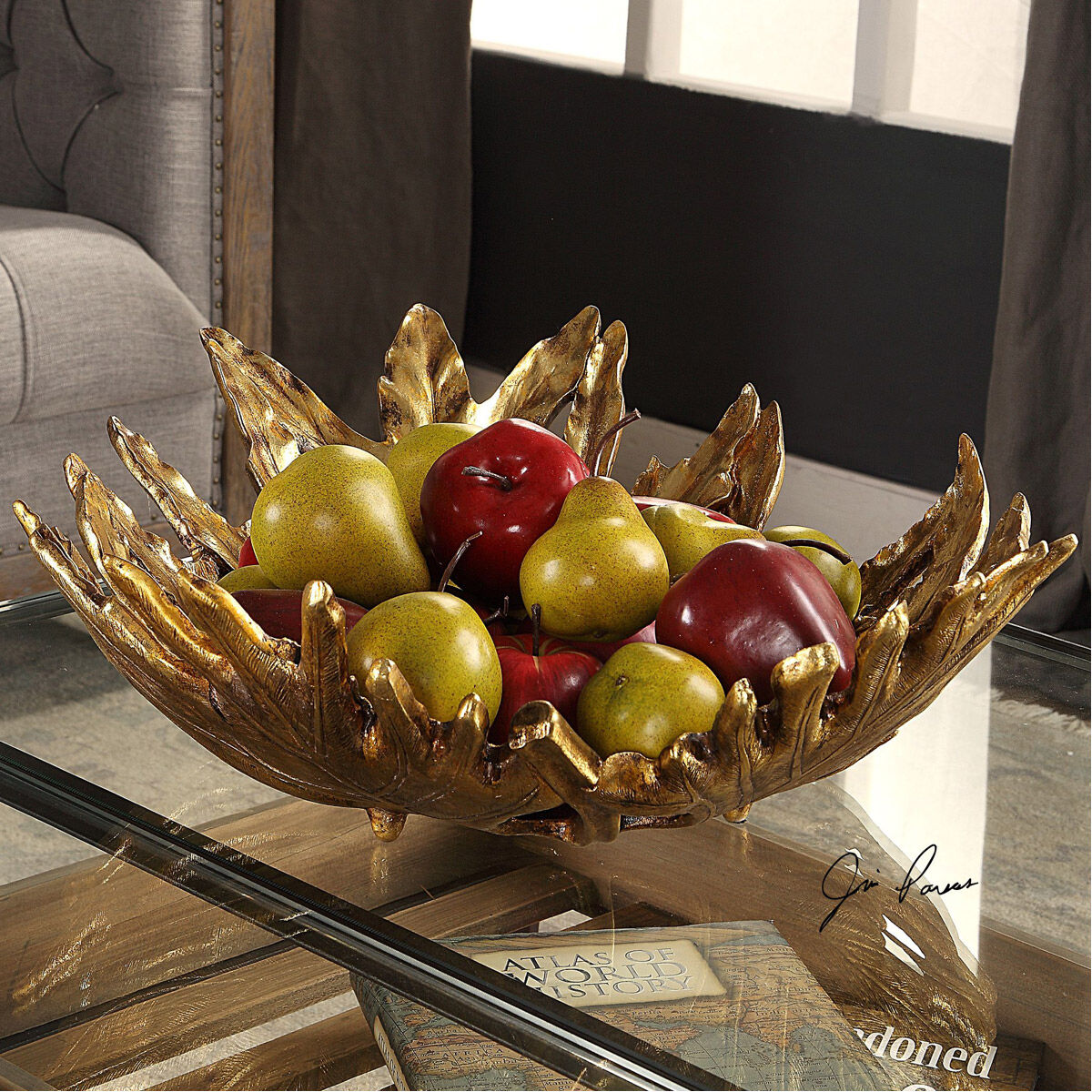 Oak Leaf 20 X 7 inch Bowl