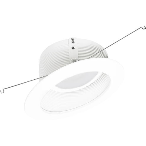 Sloped LED White Recessed Retrofit Baffle, Selectable CCT