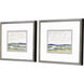 Waterside Collection Blue Framed Art