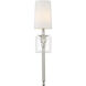 Ava 1 Light 5.5 inch Polished Nickel Wall Sconce Wall Light