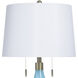 Shulen 31.5 inch 60 watt Shulen Gold and White Table Lamp Portable Light