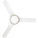 Alba 56 inch Matte White with Heritage Brass with Matte White Blades Smart Fan