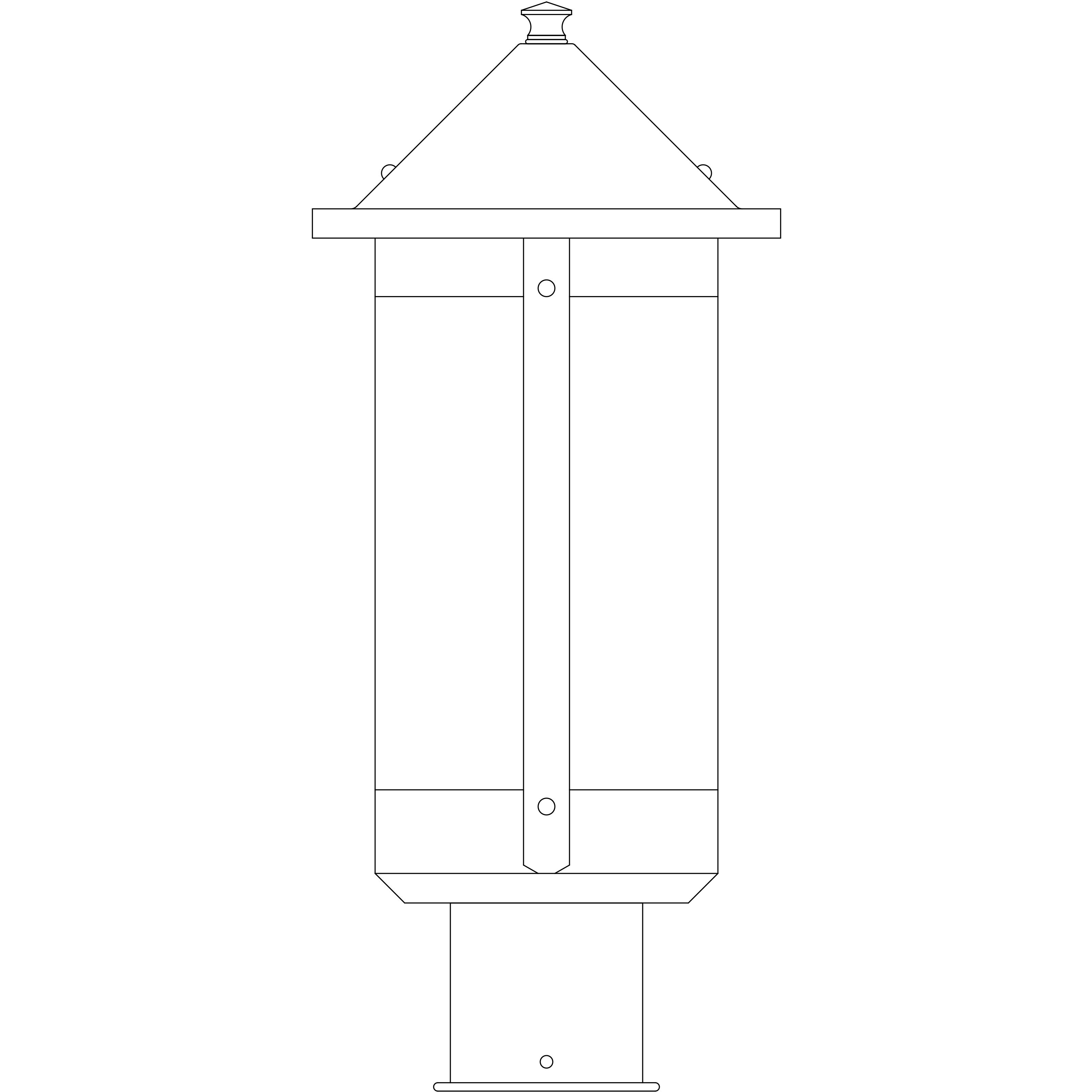 Berkeley 1 Light 13.62 inch Verdigris Patina Post Mount in Clear Seedy