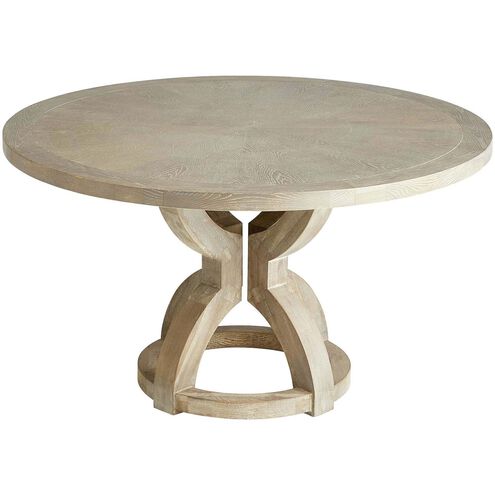 Zeno 52 X 52 inch Washed Oak Dining Table