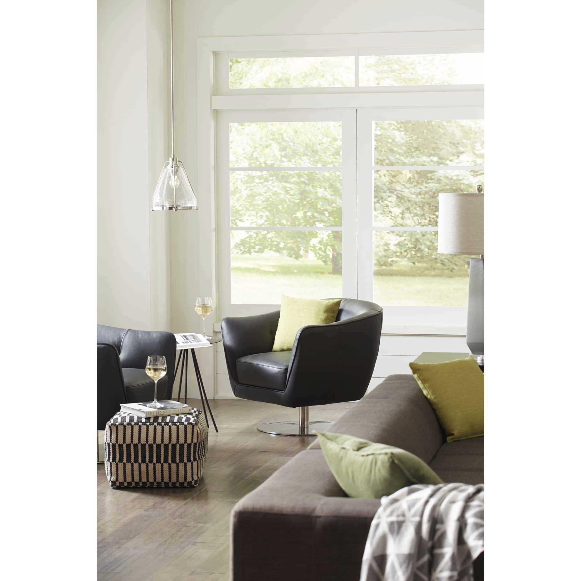 Range 1 Light Polished Nickel Pendant Ceiling Light