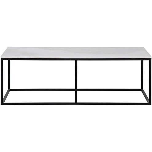 Lois 56 X 30 inch Matte Black Coffee Table
