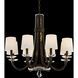 Signature Catalena 8 Light 31 inch Ferro Black Chandelier Ceiling Light