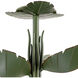 Banana Leaf 3 Light 24 inch Banana Leaf Semi-Flush Ceiling Light