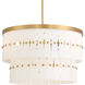 Coronelle 6 Light 26 inch Legacy Brass Pendant Ceiling Light