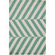 Frontier 36 X 24 inch Emerald, Cream Rug