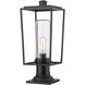 Sheridan 1 Light 19.5 inch Black Outdoor Pier Mounted Fixture