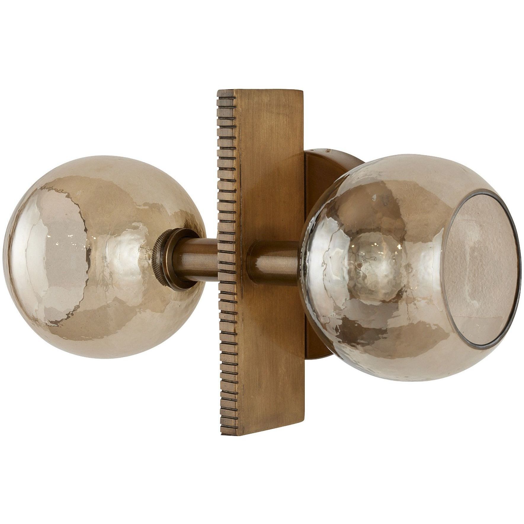 Chamberlin 2 Light 13 inch Smoke Sconce Wall Light