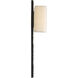 Anne-Marie Barton Fumar Tail Sconce Wall Light in Ridged Carbon