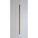 Flute LED 1 inch Rose Gold Mini Pendant Ceiling Light