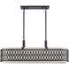 Vistaview 6 Light 42 inch English Bronze Linear Chandelier Ceiling Light