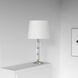 Crystal 16.75 inch 100.00 watt Polished Chrome Decorative Table Lamp Portable Light