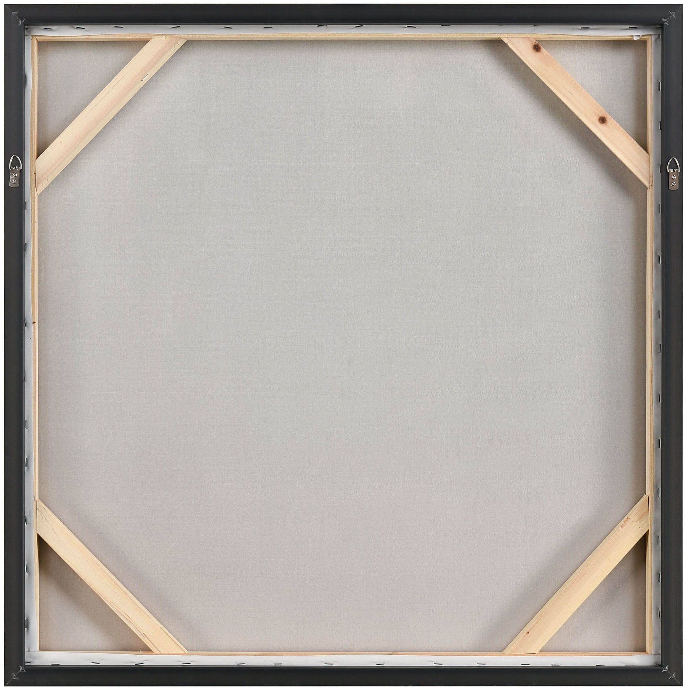 Remembrance Light Blue with Cream and Silver Framed Wall Art