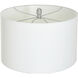 Vidrio 29.75 inch 150 watt Polished Chrome Table Lamp Portable Light