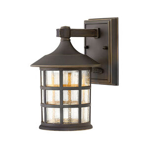 Freeport LED 9 inch Oil Rubbed Bronze Outdoor Wall Lantern, Small