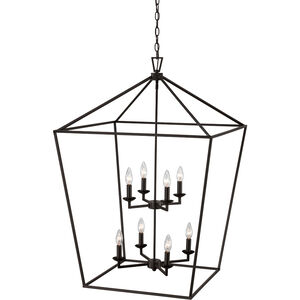 Lacey 8 Light 26 inch Rubbed Oil Bronze Pendant Ceiling Light