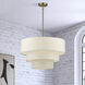Manorwood 5 Light 28 inch Antique Brass Pendant Chandelier Ceiling Light, Medium