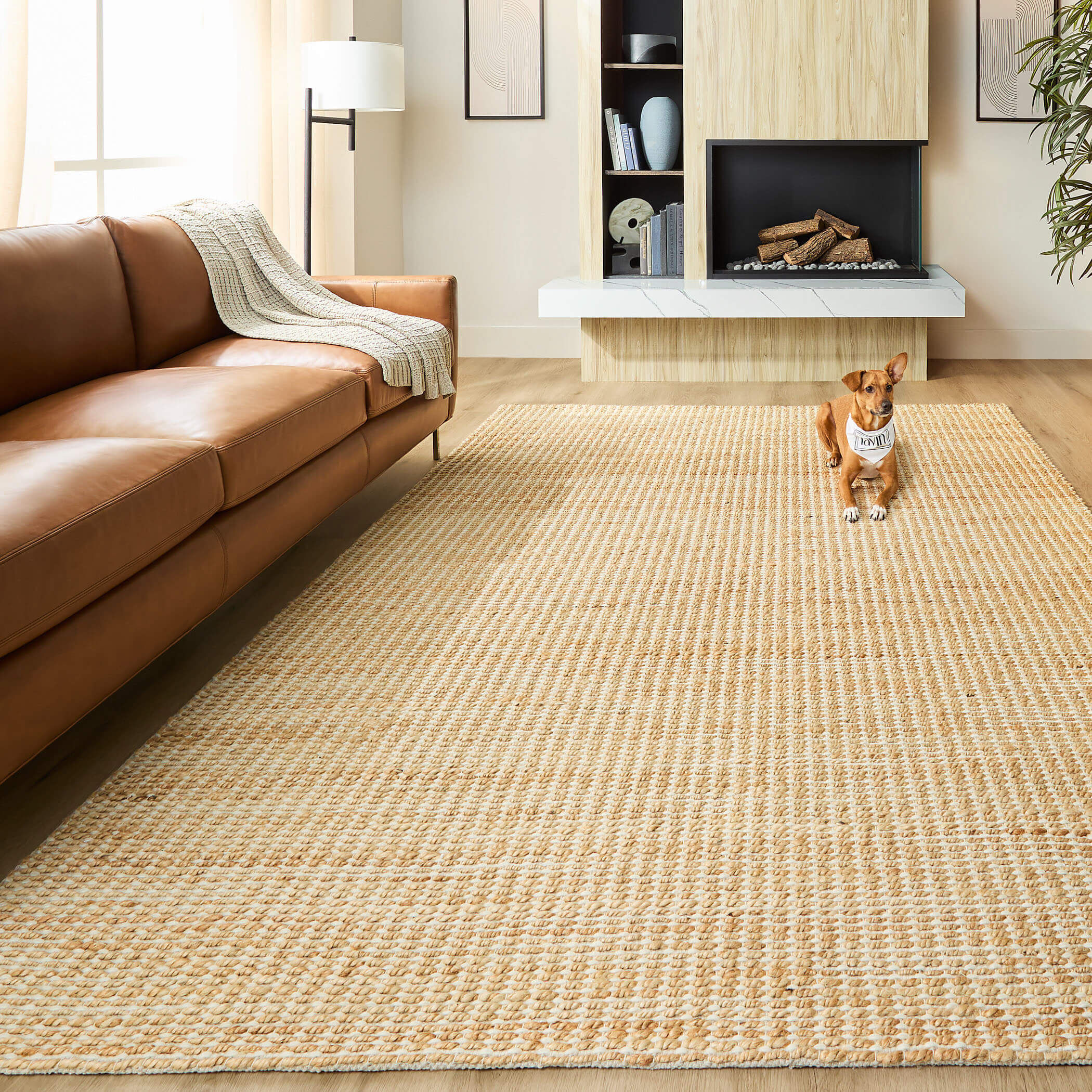 Chara 130 X 94 inch Neutral Rug in 8 x 11