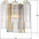 Addis Bath Wall Light in Tronchi Glass Autumn
