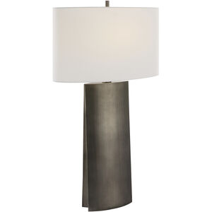 V-Groove 32.5 inch 150.00 watt Steel Gray Table Lamp Portable Light