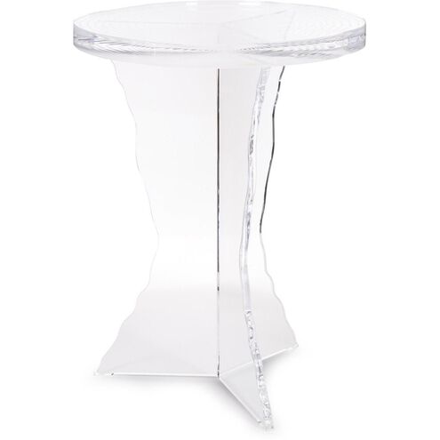 Chambord 24 X 18.25 inch Clear Side Table