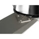 Oriole 60 inch Brushed Nickel with Silver Blades Ceiling Fan, Progress LED