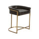 Calvin 29 inch Brindle Leather/Antique Brass Counter Stool