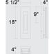 Layer LED 18 inch Sand Black Wall Sconce