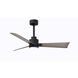 Atlas Alessandra-LK 42 inch Matte Black with Gray Ash Blades Indoor/Outdoor Ceiling Fan