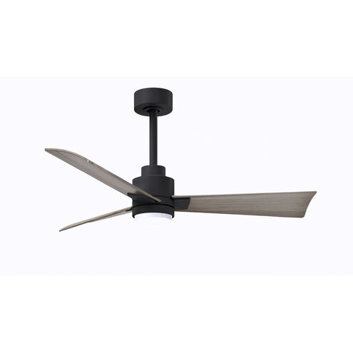Atlas Alessandra-LK 42 inch Matte Black with Gray Ash Blades Indoor/Outdoor Ceiling Fan
