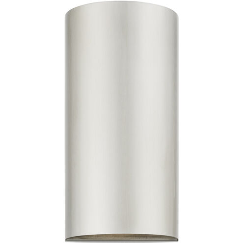 Bond 1 Light 10 inch Brushed Nickel Outdoor / Indoor Sconce, Medium