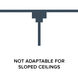 Neva LED 17.75 inch Matte Black Chandelier Ceiling Light