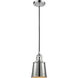 Franklin Restoration Addison 1 Light 5 inch Polished Chrome Mini Pendant Ceiling Light in Incandescent, Franklin Restoration