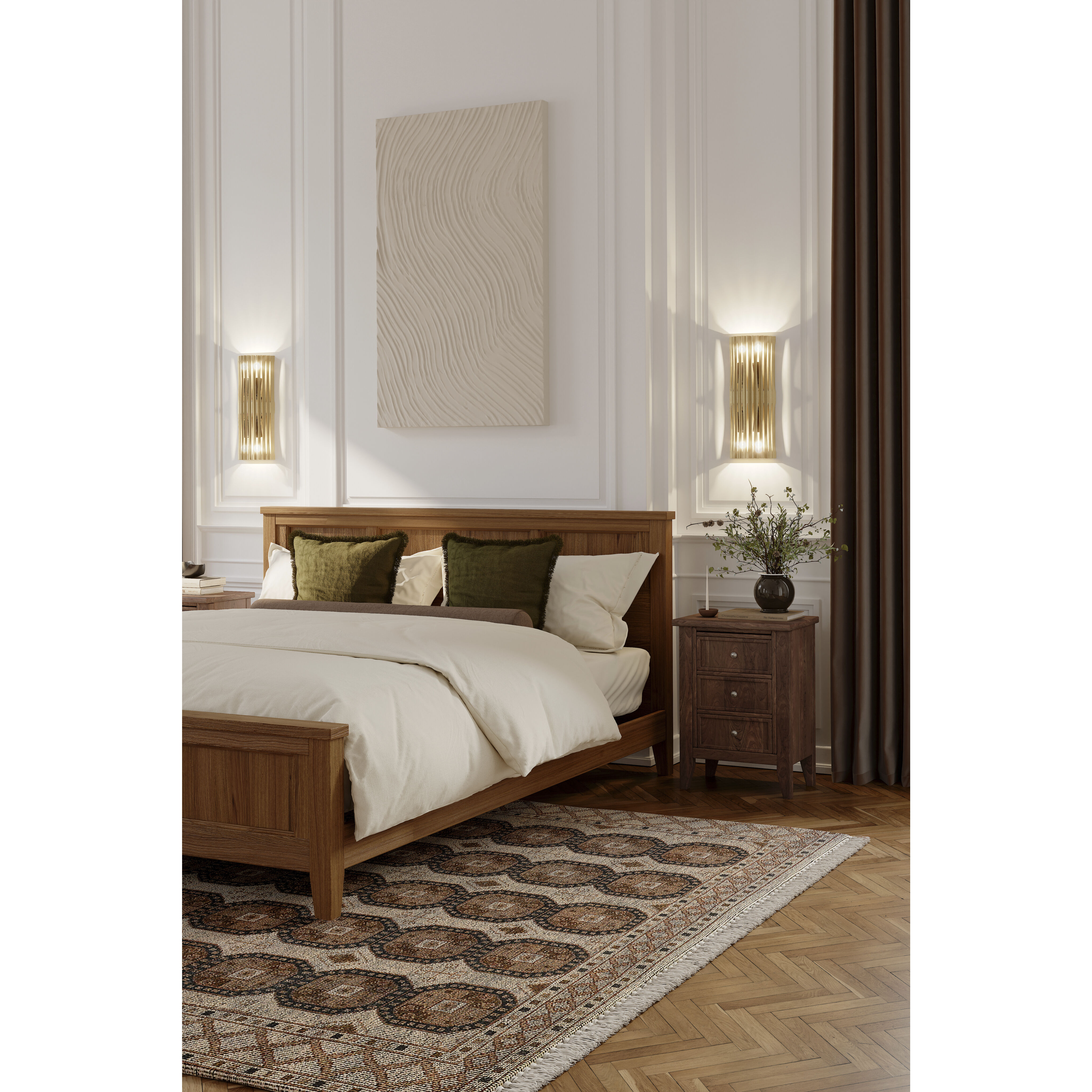 Aven 4 Light 6.75 inch Sand Coal Black and Legacy Brass ADA Wall Sconce Wall Light