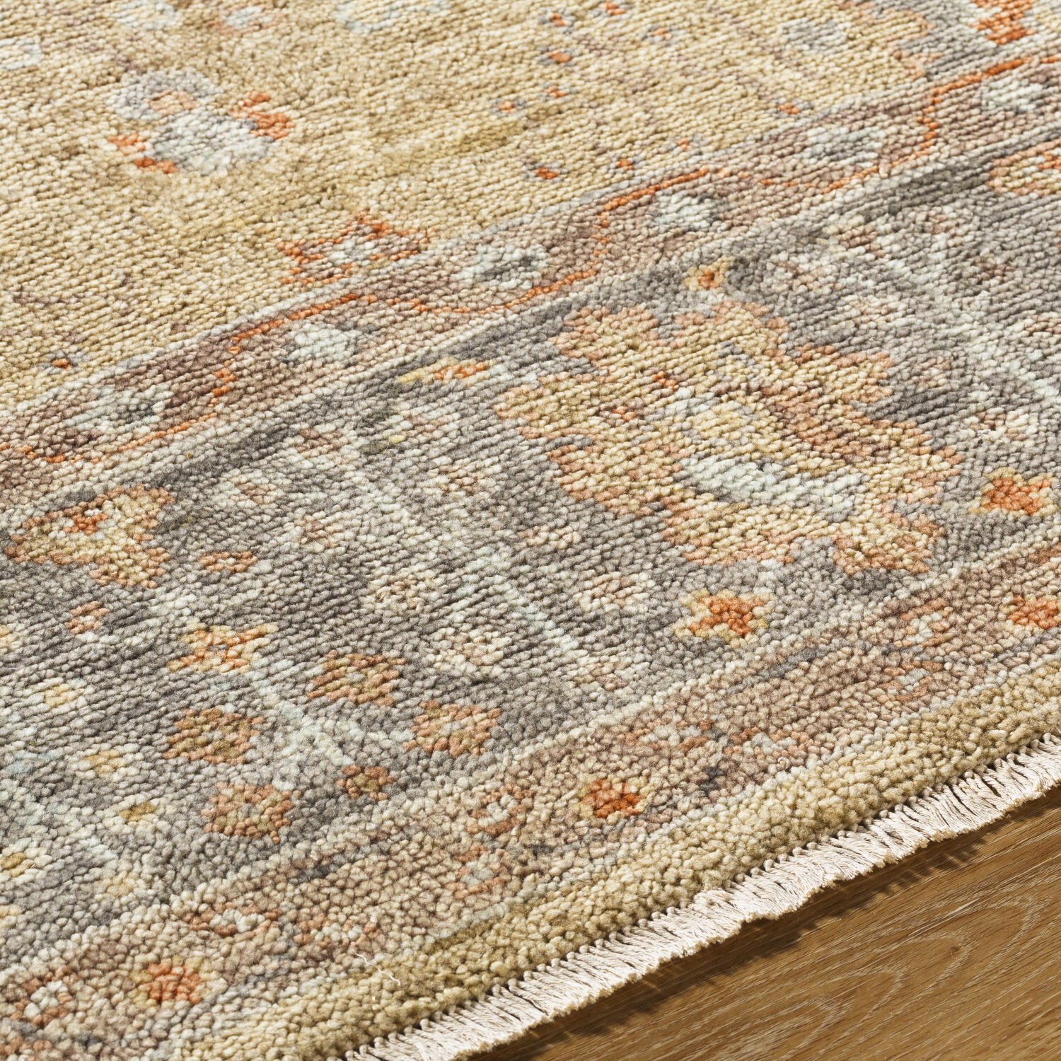 Monterey 36 X 24 inch Prairie Dust / Khaki Handmade Rug in 2 x 3