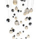 Siena LED 24 inch Chrome Chandelier Ceiling Light