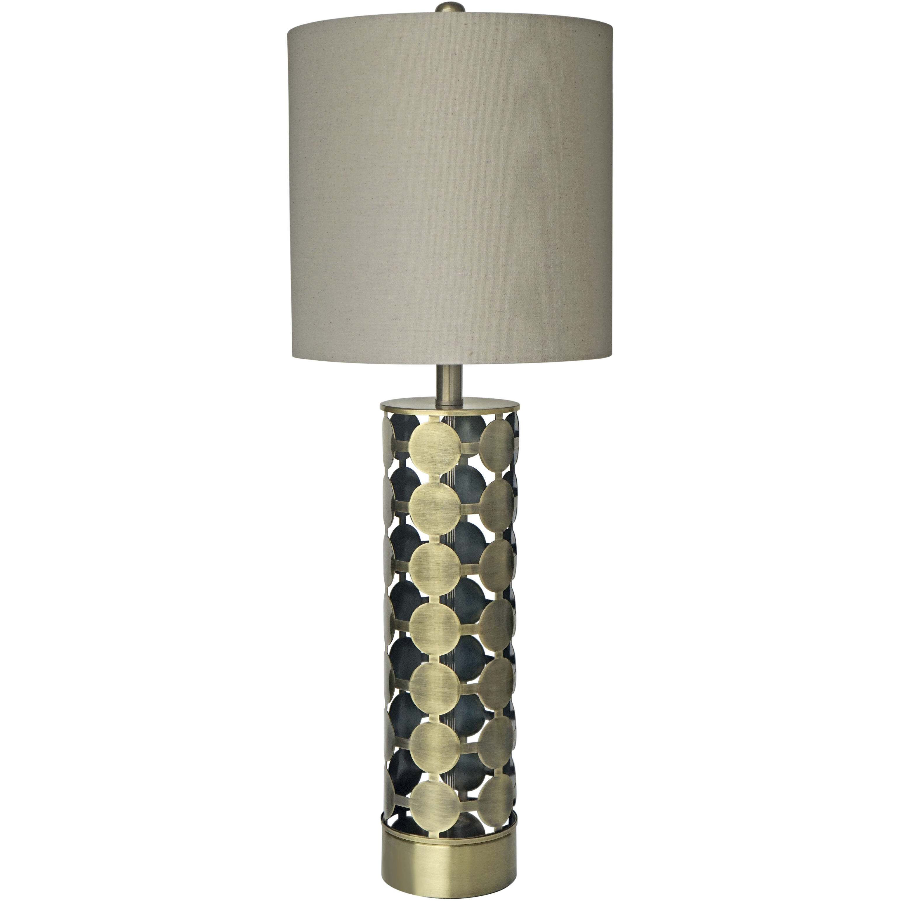 Canada 18 inch 100.00 watt Antique Brass Table Lamp Portable Light