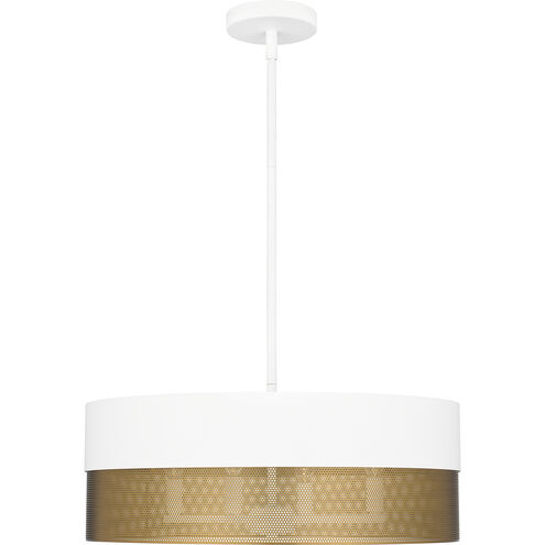 Alani 4 Light 20 inch Matte White Pendant Ceiling Light