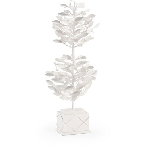 Bradshaw Orrell Matte White Lacquer Topiary Tree Accent