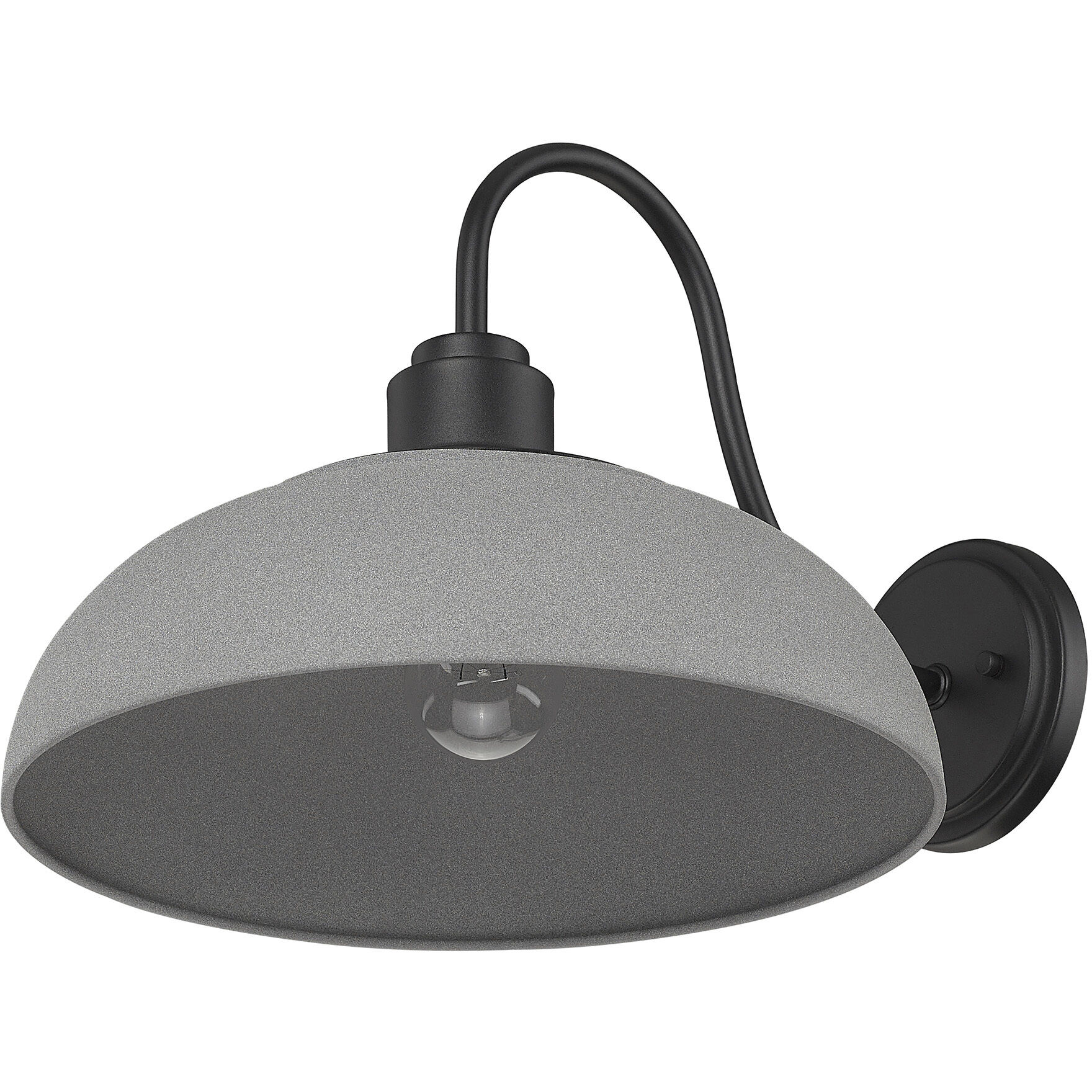 Yep Levitt 1 Light 17.88 inch Natural Black Outdoor Wall in Natural Gray