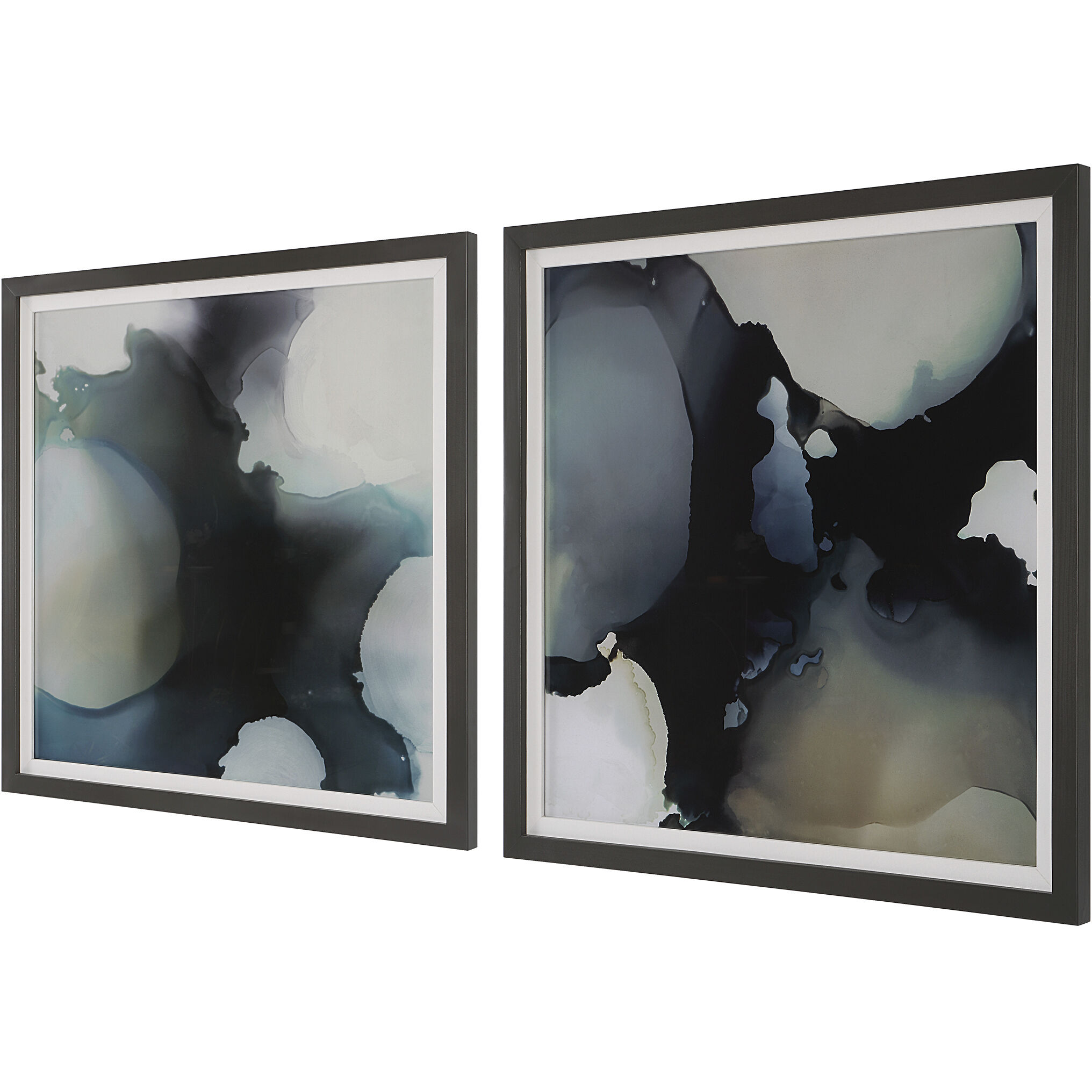 Telescopic 34 X 34 inch Framed Prints, Set of 2
