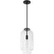 Christiane Lemieux Nodier 1 Light 8.38 inch Aged Iron Pendant Ceiling Light