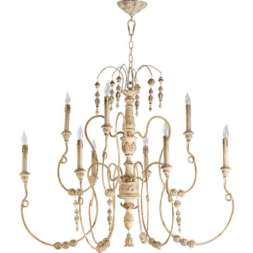 Salento 9 Light 40.5 inch Persian White Chandelier Ceiling Light